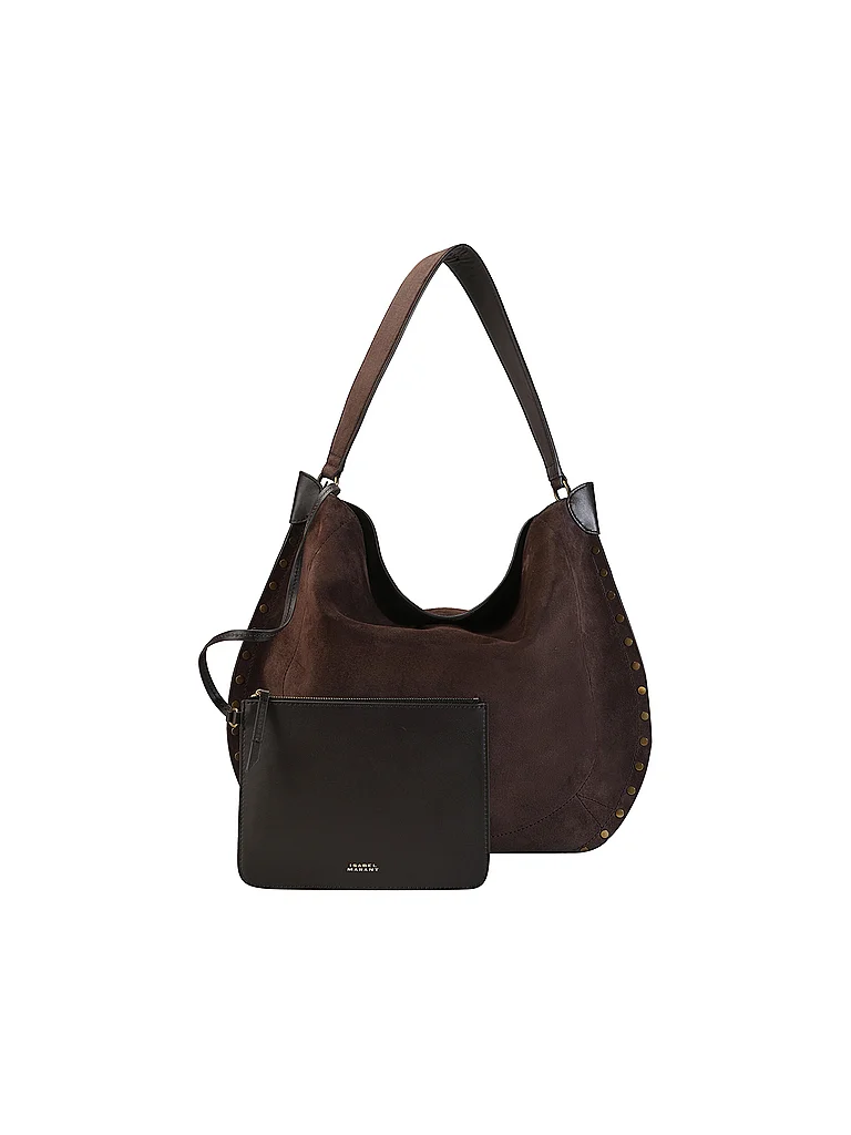 ISABEL MARANT Borsa in pelle - Borsa a tracolla OSKAN marrone